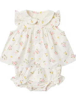 Cotton jersey top & diaper cover