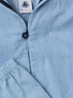 Cotton jersey top & shorts