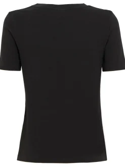 Cotton jersey t-shirt w/ flamingo print