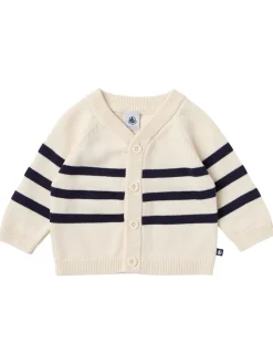 Cotton knit cardigan