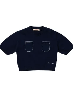 Cotton knit sweater