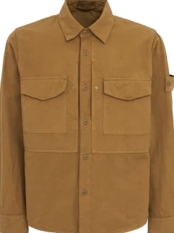Cotton & linen overshirt