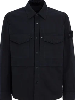 Cotton & linen overshirt