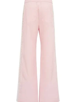 Cotton wide pants