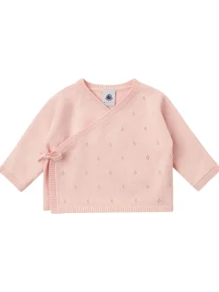 Cotton & wool knit cardigan