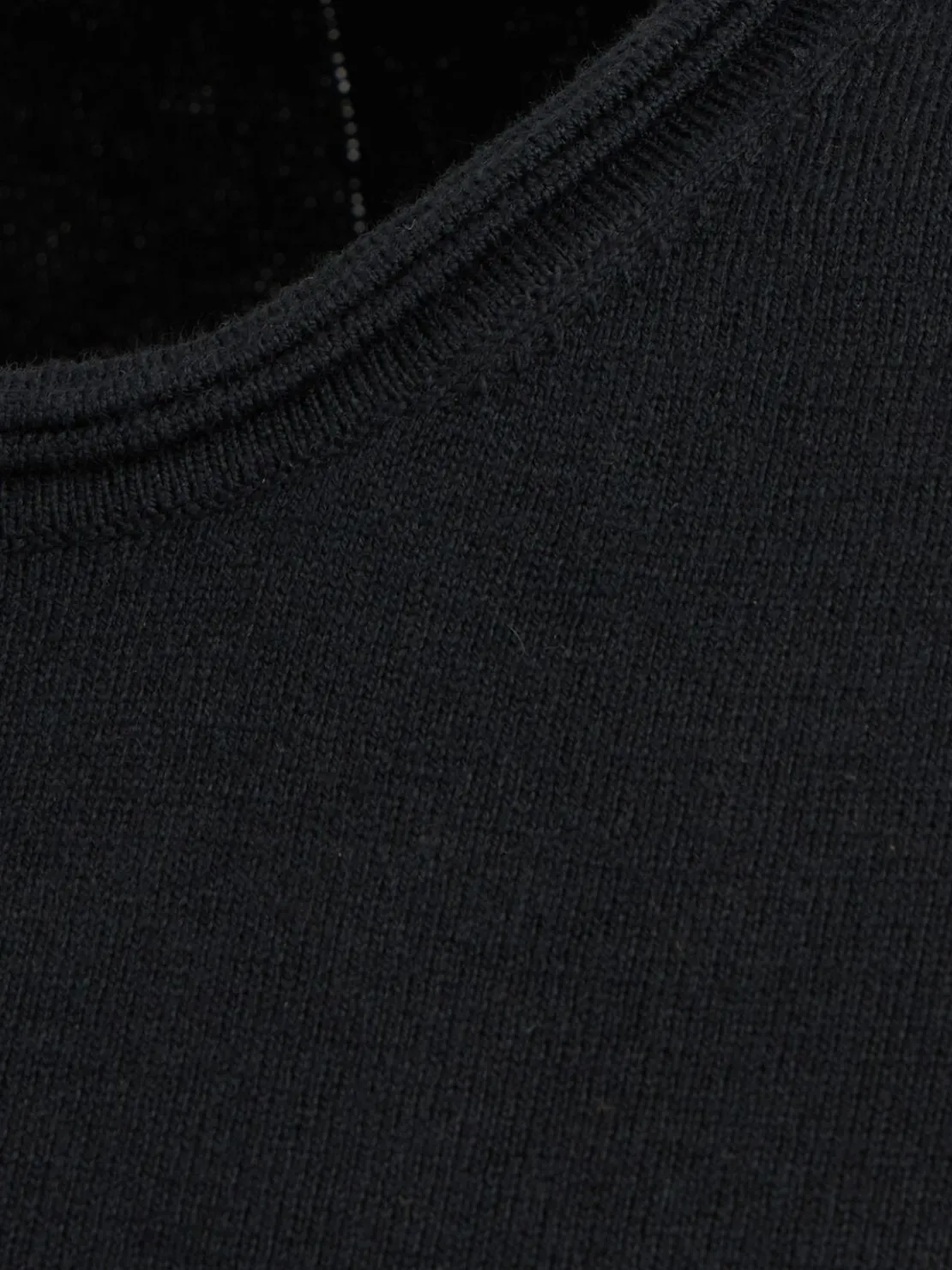 Cropped cotton & cashmere blend t-shirt