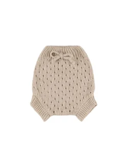Culotte in maglia di lino e cotone