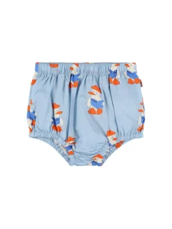 Culotte in popeline di cotone stampato