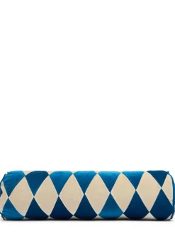 Cuscino Harlequin con piping