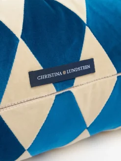 Cuscino Harlequin con piping