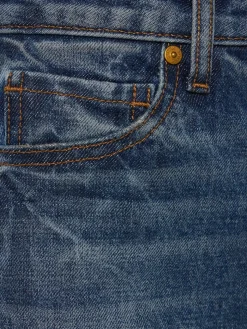 Danielle cotton blend straight leg jeans
