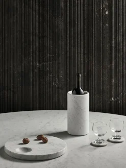Decanter Ellipse in marmo di Carrara