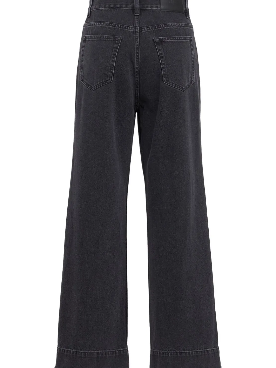 Denim straight jeans