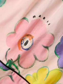 Dessert Flower printed cotton skirt