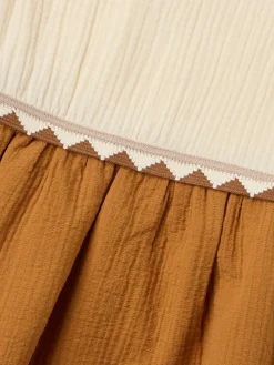 Double cotton dress