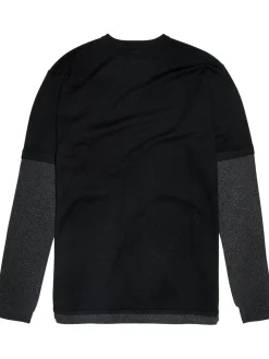 Double-layer cashmere sweater