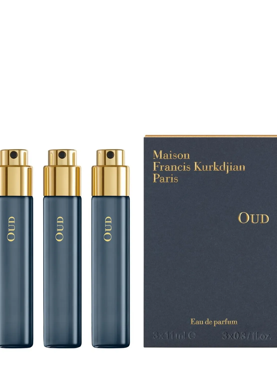 Eau de parfum Oud 3 x 11ml