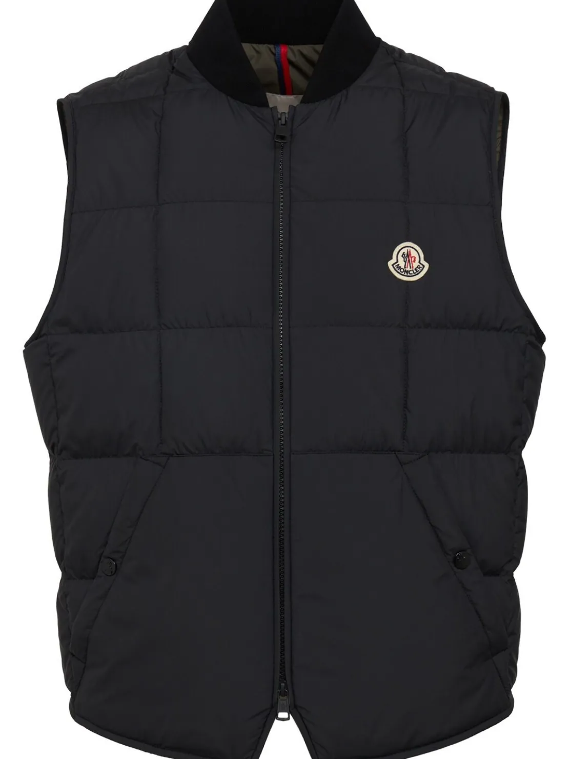 Elberton tech square-quilted down vest