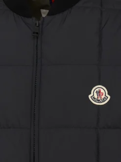 Elberton tech square-quilted down vest