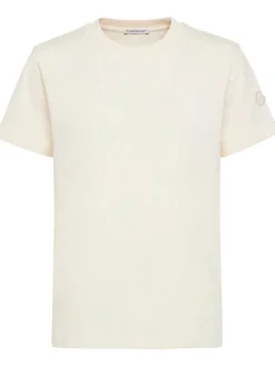 Embroidered logo cotton t-shirt