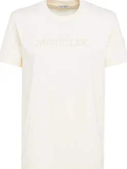 Embroidered tonal logo cotton t-shirt
