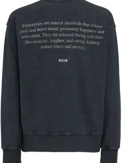 Endorphin cotton crewneck sweatshirt
