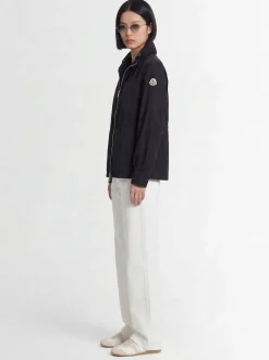 Enette tech hooded short parka jacket
