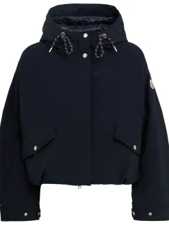 Eucalyptus nylon hooded down jacket