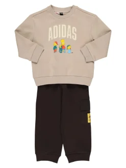Felpa e pantaloni in misto cotone