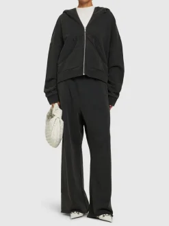 Felpa Eternal in cotone con zip e cappuccio