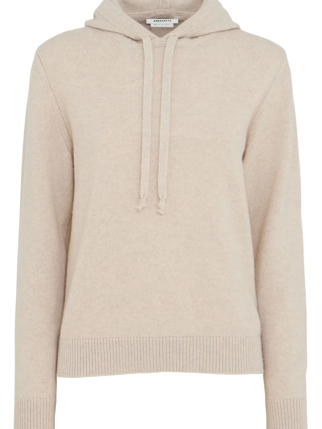 Felpa Giada in maglia di lana con cappuccio