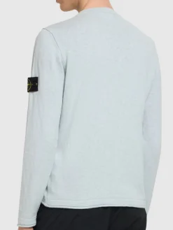 Felpa girocollo in cotone