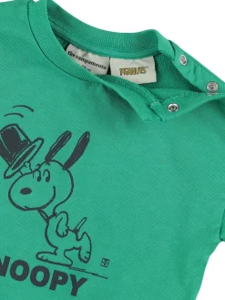 Felpa in cotone con stampa