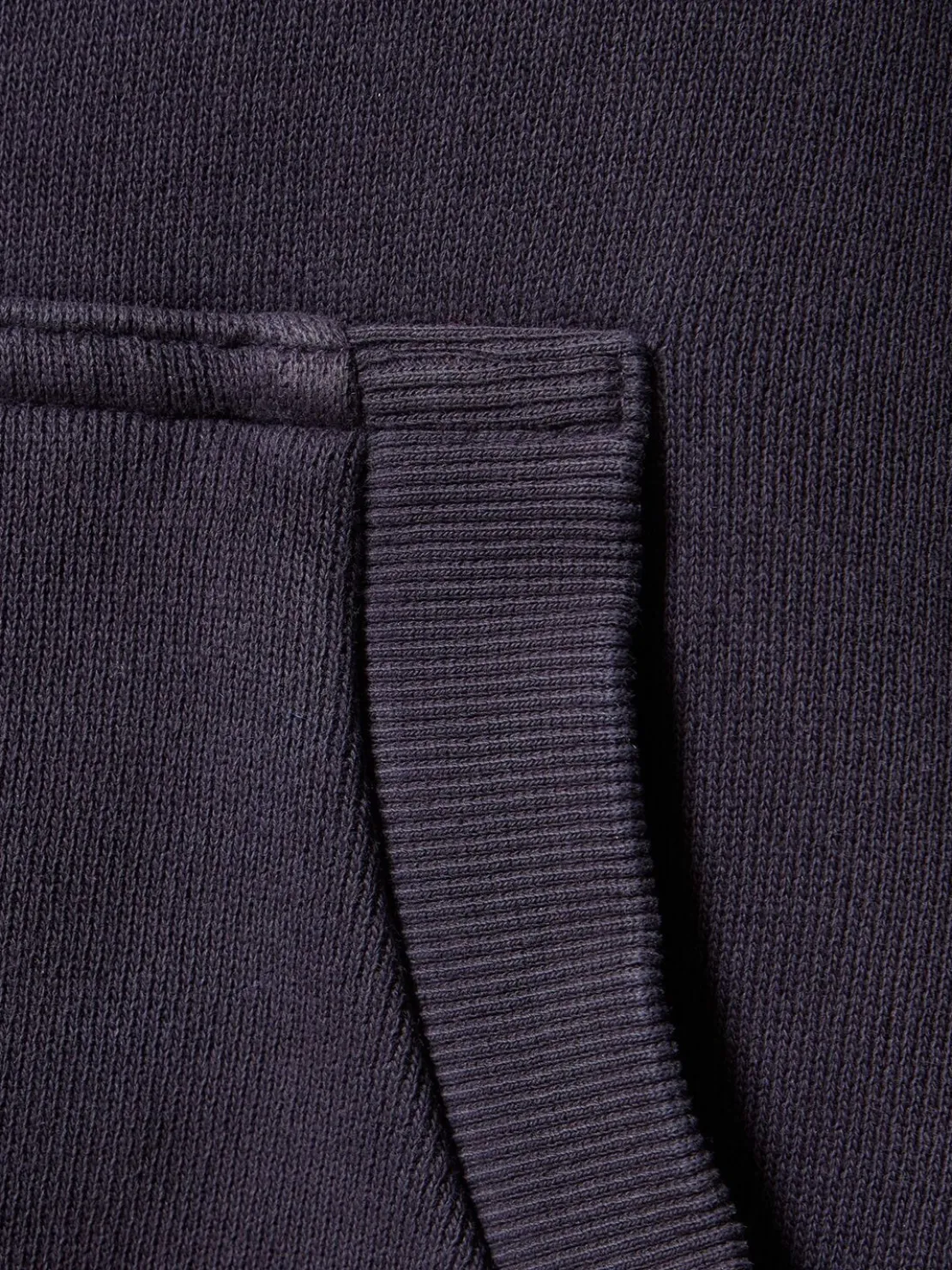 Felpa in cotone washed con zip e cappuccio