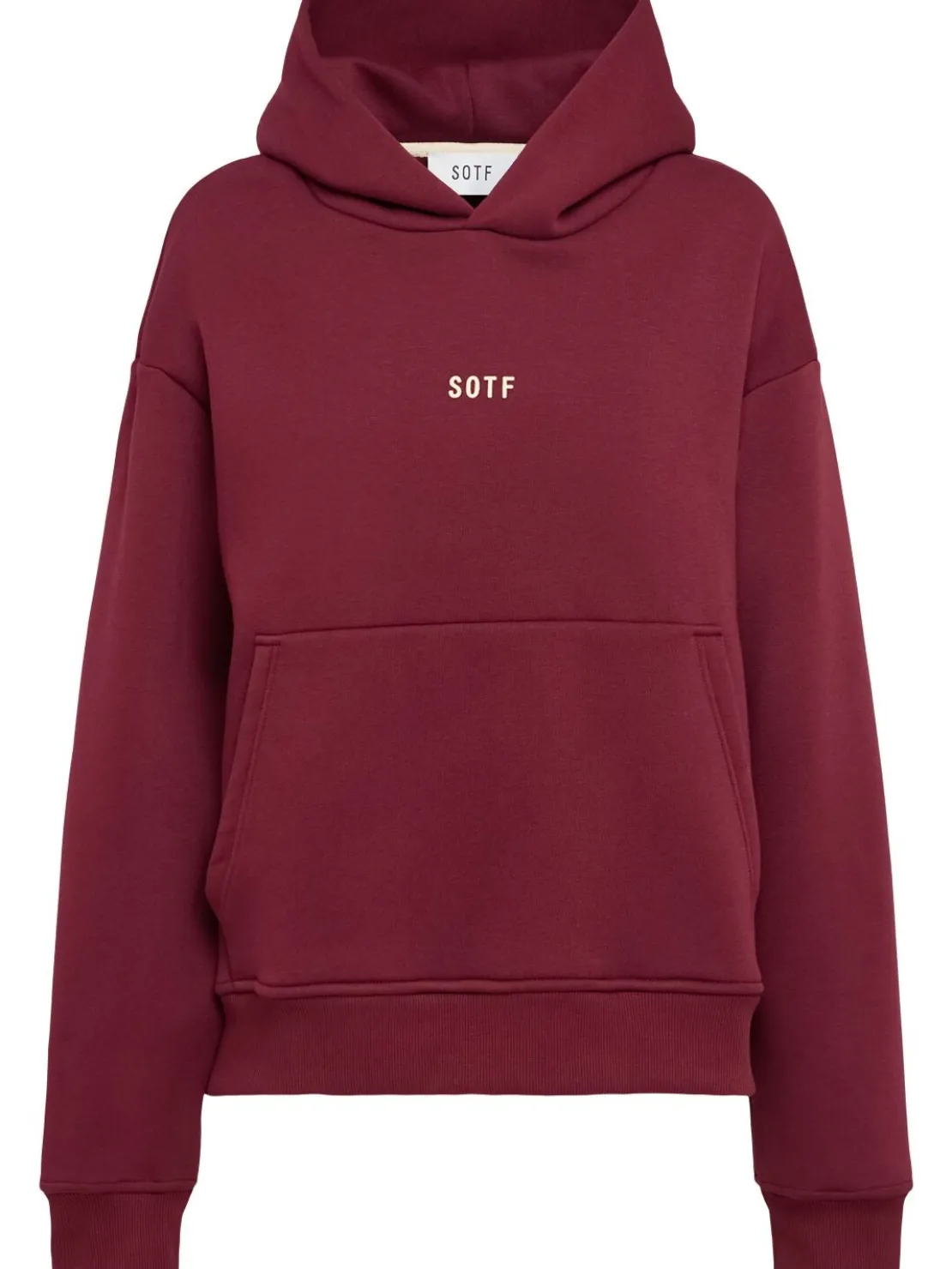 Felpa in misto cotone con cappuccio