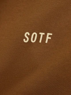 Felpa in misto cotone con cappuccio
