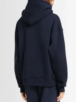 Felpa in misto cotone con cappuccio
