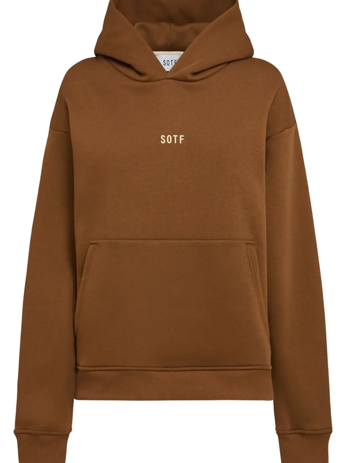 Felpa in misto cotone con cappuccio