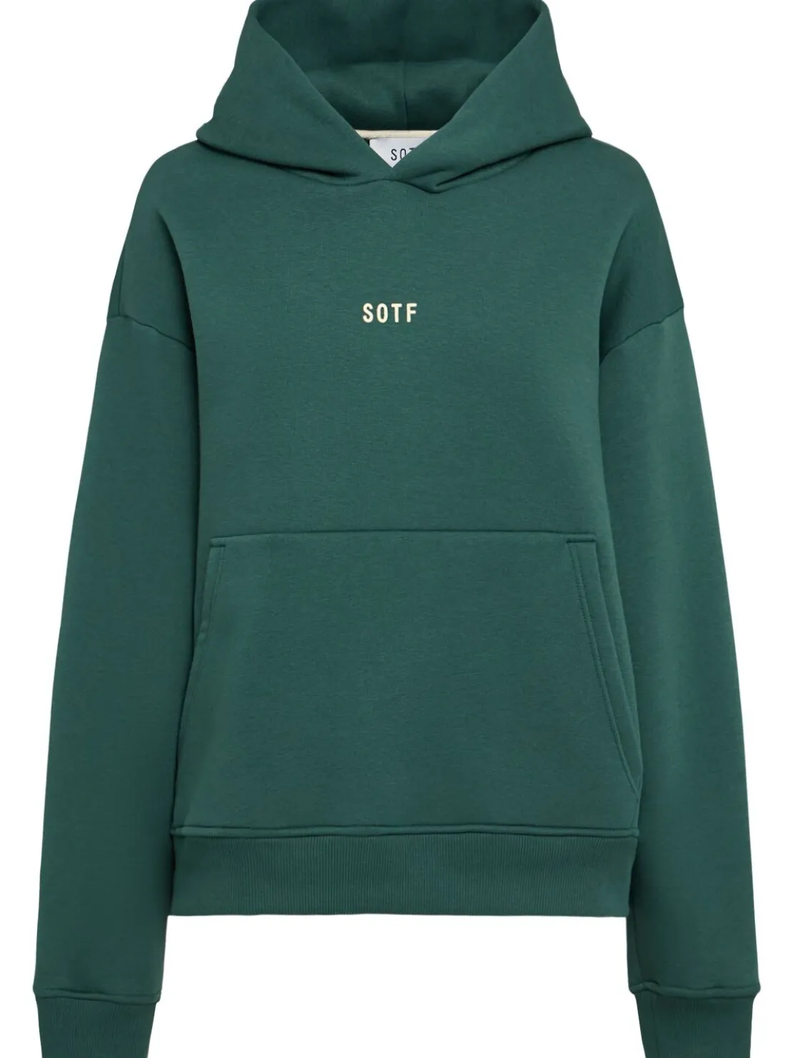 Felpa in misto cotone con cappuccio