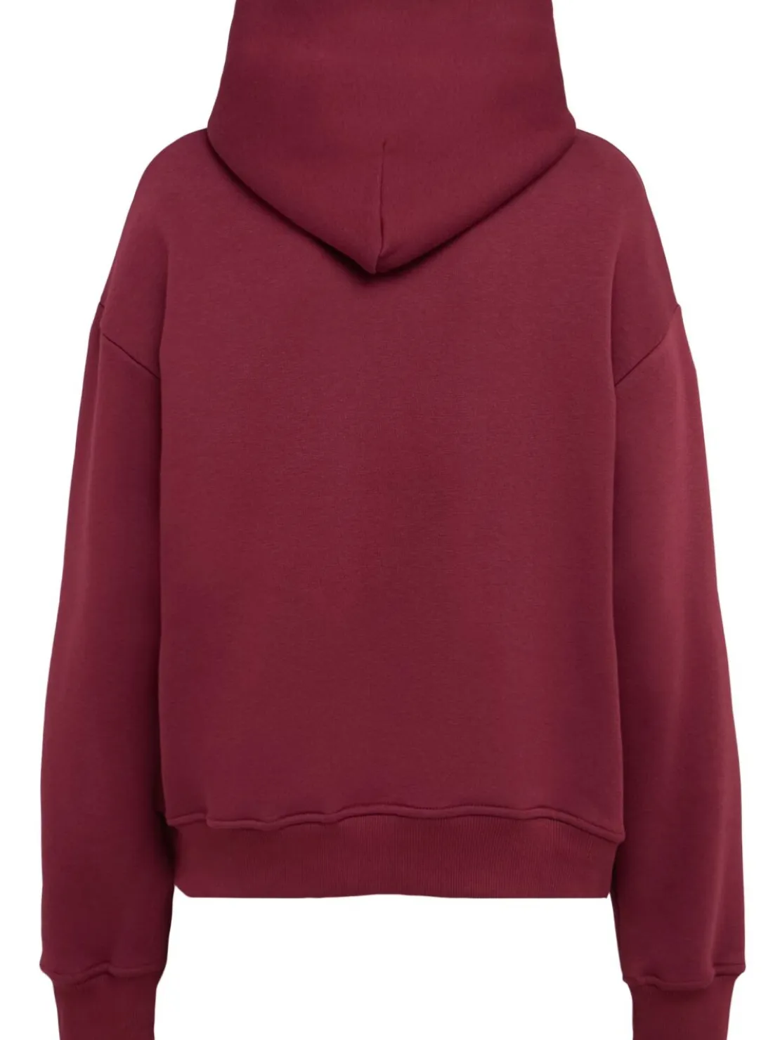 Felpa in misto cotone con cappuccio
