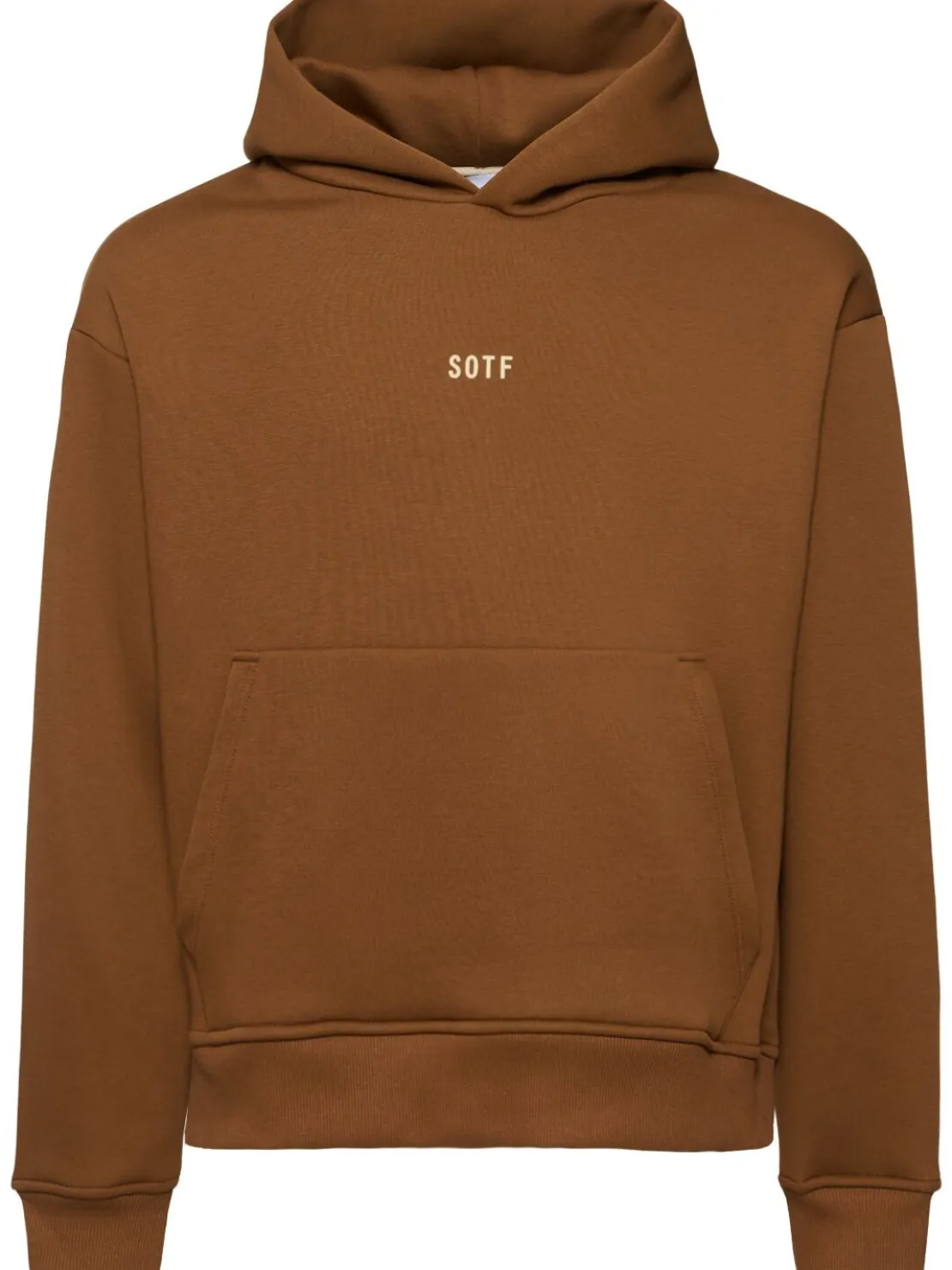 Felpa in misto cotone con cappuccio