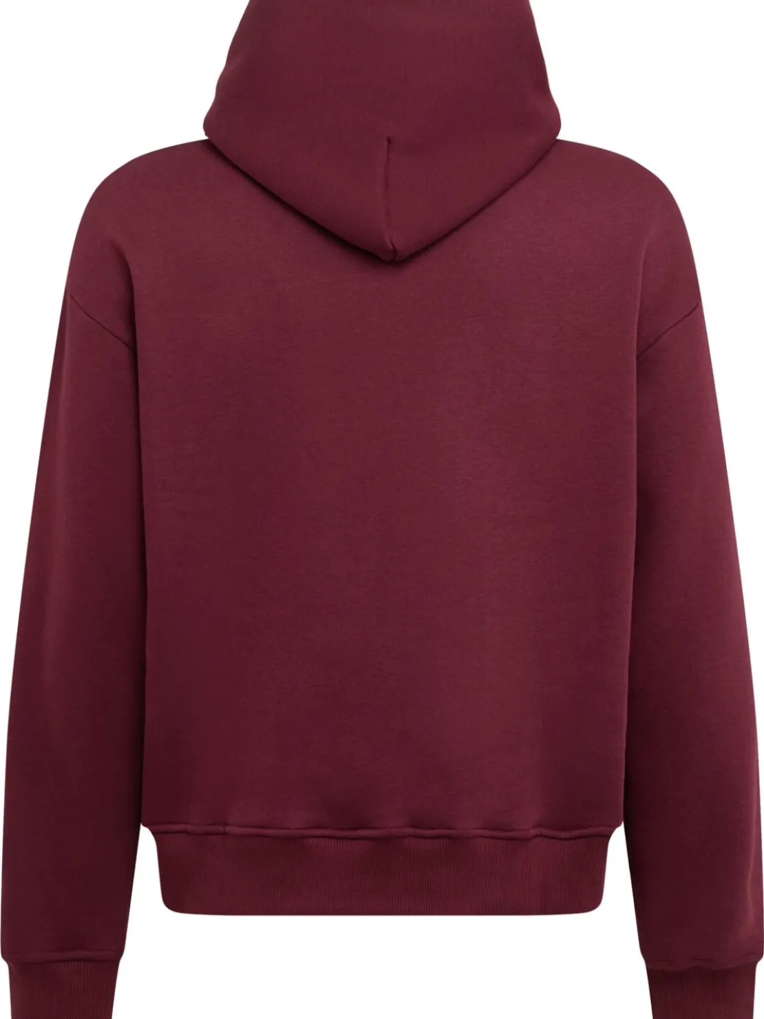 Felpa in misto cotone con cappuccio