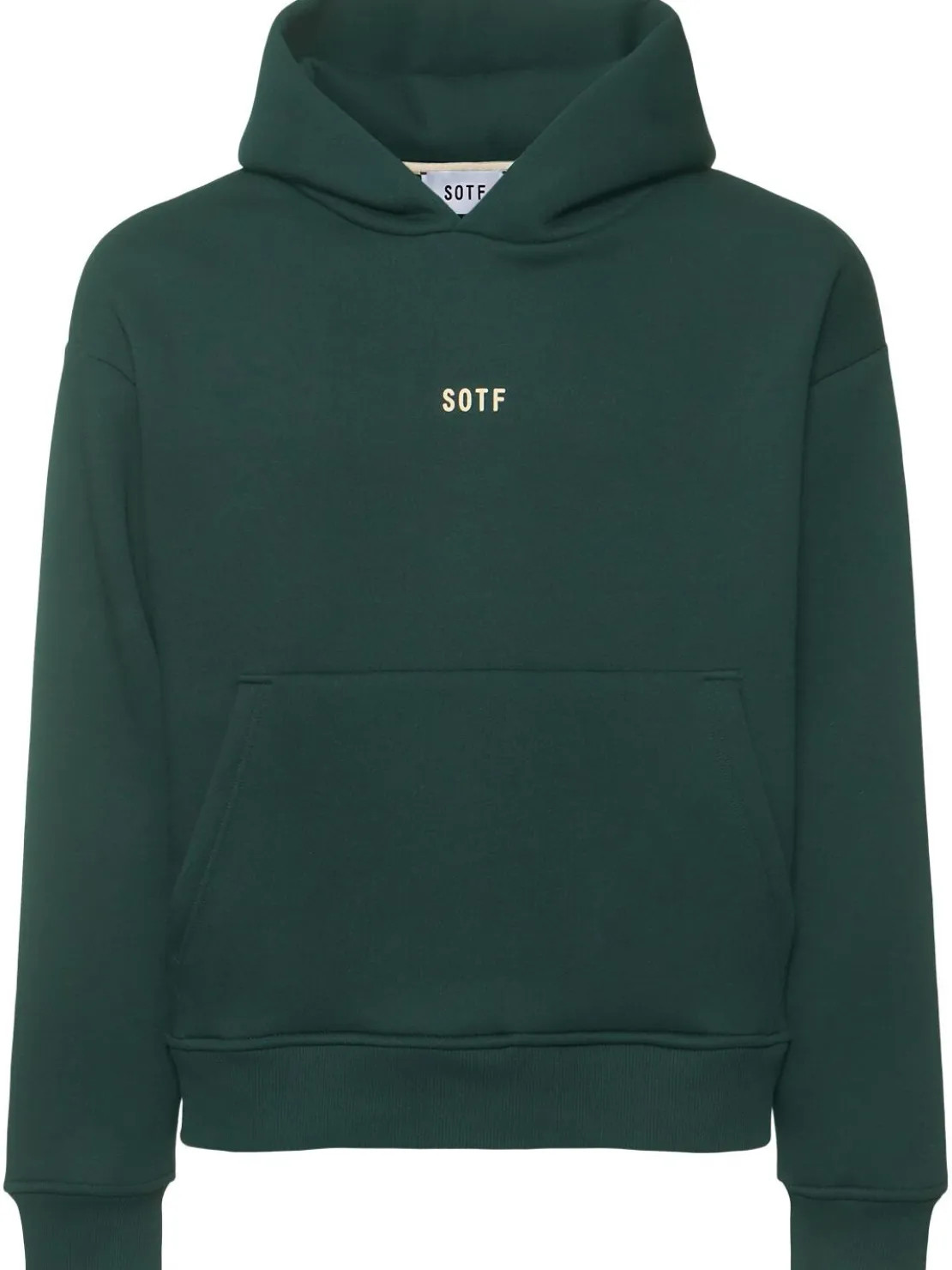 Felpa in misto cotone con cappuccio
