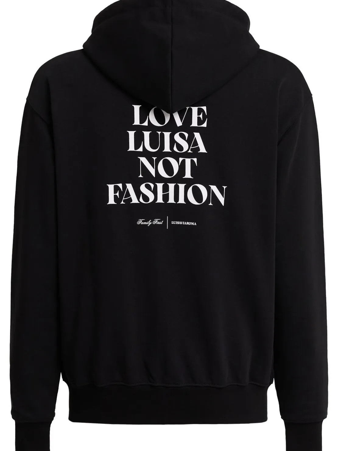 Felpa LVR Exclusive in cotone con zip e cappuccio