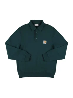 Felpa polo in cotone