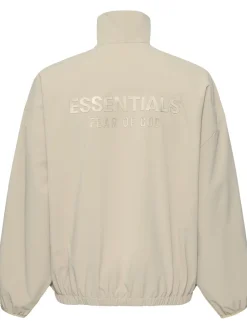 Felpa Sporty in nylon con zip parziale