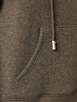 Felpa Timmi in misto cashmere / cappuccio