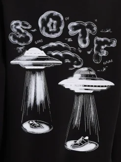 Felpa UFO con cappuccio