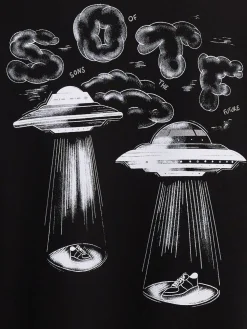Felpa UFO con cappuccio