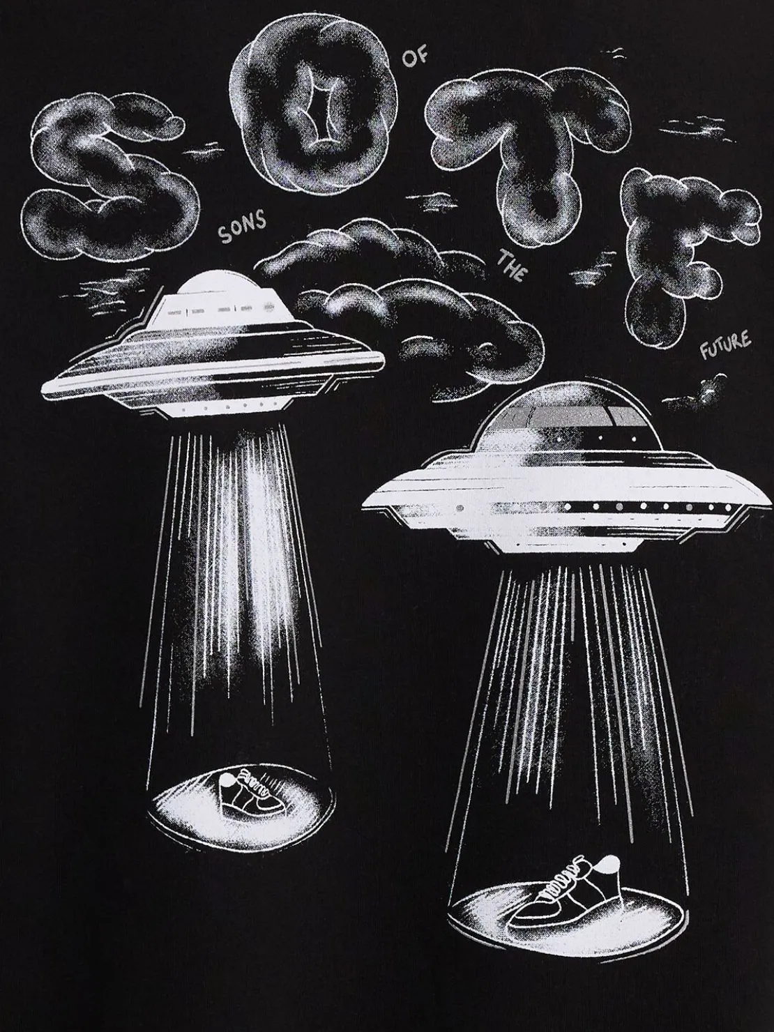 Felpa UFO con cappuccio